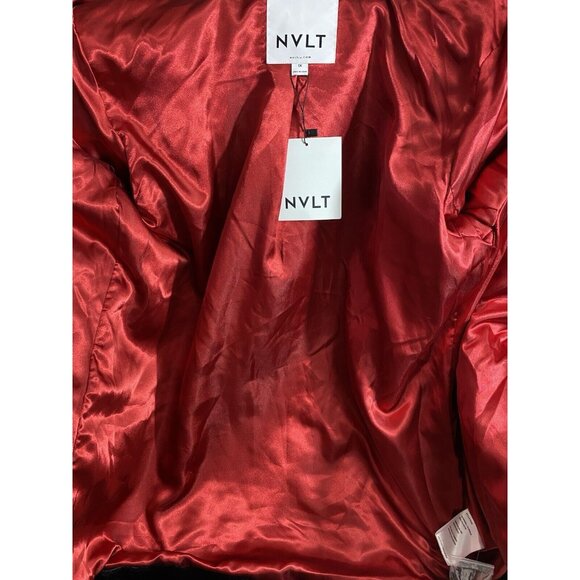 NVLT Hooded Faux Mink JACKET Black Sherpa Coat Womens Sz 1X NWT Anthropologie - Picture 10 of 12